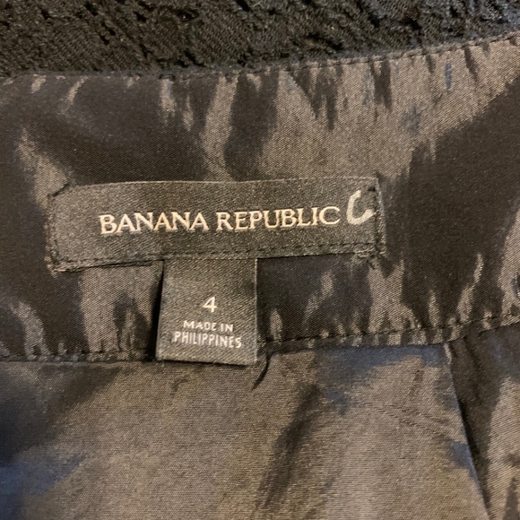 Banana Republic Black Eyelet Skirt - Picture 5 of 8